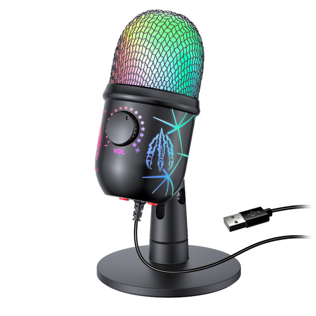 Verboy RGB Lighting Gamer Microphone Stand for PC Laptop Mac-for Gaming Podcasting USB Games Microphone from Brand You Can Trust