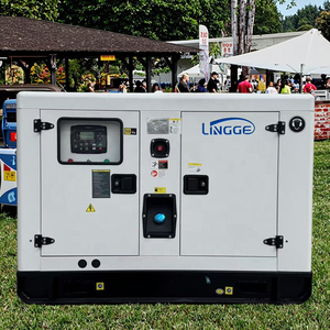 Generator tiga fase 20kw, Generator listrik portabel diesel 380 Volt 10kva Super senyap kualitas tinggi - Product Image 1