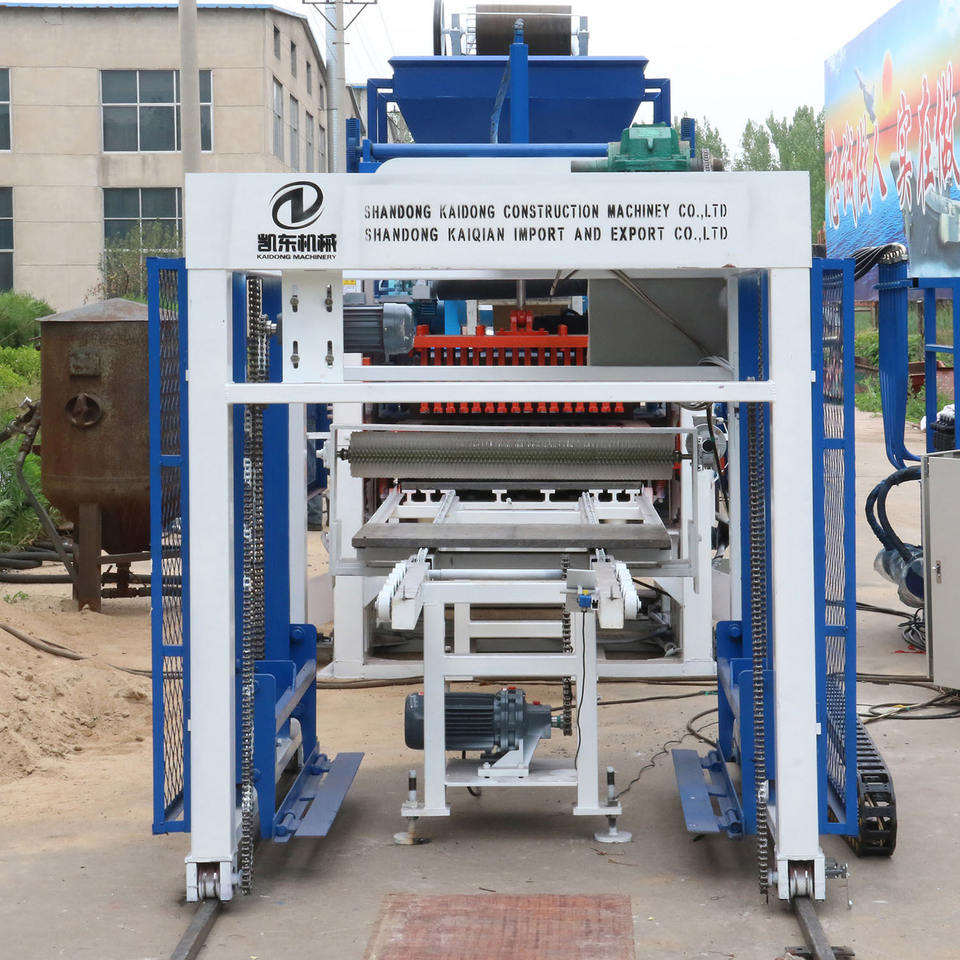 8-Inch Hydraulic Press Brick Making Machine 4-15 Block Automatic ...