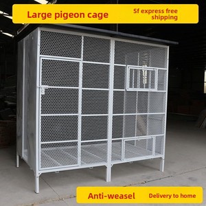 Mild Wire Eco-Friendly <strong>Birds</strong> Pigeon <strong>Cage</strong> Breeding <strong>Cage</strong> Nest Box Pairing <strong>Cage</strong> <strong>Outdoor</strong> Use All Seasons Assembled Stainless Steel - Product Image 3