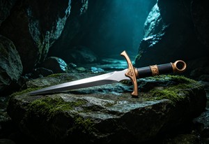 Espada Arthuriana de Espuma PU para Cosplay de Halloween, Tema de Caballero Medieval, Accesorio Unisex para Mayores de 14 Años, Marca Personalizada - Product Image 3