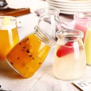 <span class=keywords><strong>Pot</strong></span> en verre transparent personnalisé de 100 ml, 150 ml, 200 ml avec couvercle en liège naturel pour yaourt, pouding, lait, gelée, miel, conteneur de stockage alimentaire - Product Image 5