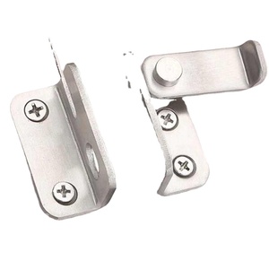Loquet de sécurité à pêne épais, simple, à rotation <span class=keywords><strong>gauche</strong></span>/droite, antivol, en acier inoxydable épais pour porte - Product Image 1