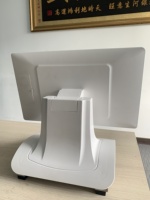 Monitor táctil inteligente de 15 pulgadas, pantalla dual, sistema android pos, software para una barra