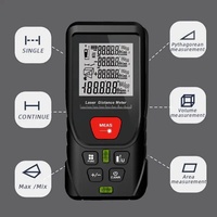 Télémètre laser électronique en plastique haute précision IP54 pour la mesure de distance, surface et volume, idéal pour la décoration intérieure et comme règle électronique
