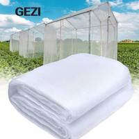 Maison d'ombrage jardin filet à insectes maille Portable Commercial serre Tunnel Kits couverture Film plastique feuille système de Ventilation