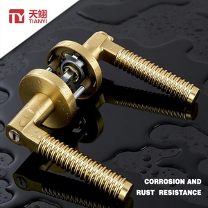 Modern Stainless Steel 304 Knurled Interior Doors Single Side <b>Dummy</b> Privacy Door Handle Levers - Product Image 5