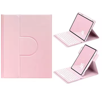 Étui de clavier rotatif à 360 degrés avec clavier sans fil, étui en cuir PU pour tablettes, compatible avec iPad Air 13 M4 2026