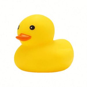 Custom Shape Logo Plastic Classic Colorful Little Yellow Duck Baby <b>Bath</b> Toy Squeeze-to-Squeak Stall Decoration Car Ornament - Product Image 5