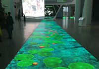 Écran de sol interactif à LED, écran de danse intelligent, mur vidéo interactif à LED pour événements scéniques