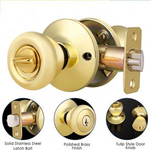 Serrure antivol réversible en acier inoxydable, durable, avec la même clé, boutons intérieurs/extérieurs, étanche, déverrouillage par mot de passe, réglable - Product Image 6