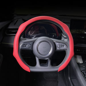 Funda de <span class=keywords><strong>Volante</strong></span> de Coche de Cuero PU Impermeable, con Protección Solar, Universal, Personalizable en Color y Tamaño, Superventas al Por Mayor - Product Image 2