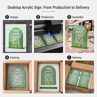 Plaques rondes personnalisées en acrylique avec logo, lettres 3D, enseignes murales en acrylique pour salon de beauté