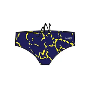 Manufacture supply premium stretchy men's sexy swimwear newest printed stylish male swim briefs