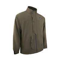 Veste d'hiver chauffante pour l'extérieur, coupe-vent, col montant, chauffage réglable, légère, économe en énergie, rembourrée en coton