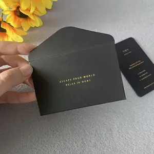 Penjualan Terbaik Logo Foil emas kustom timbul kartu bisnis amplop mengunjungi cetak kartu dengan Foil emas untuk bisnis