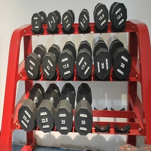 Kaplı <span class=keywords><strong>Dumbbells</strong></span> EVA malzeme ticari ev egzersiz erkek <span class=keywords><strong>Dumbbells</strong></span> çifti entegre özel fabrika - Product Image 5