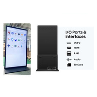 Écran LED intérieur 4K plein écran de 98 pouces, panneau publicitaire vidéo intelligent, kiosque sur pied pour affichage numérique