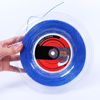 Senar Raket Tenis Bahan Nylon, diameter 1.35mm dan 200m Senar Lembut, Senar Cadangan Raket Tipe Disc, Senar Elastis Tahan Lama Berpendar