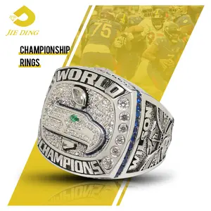 High Quality Football Championship Ring Custom Sports Ring Jewelry For Men Wholesale Made In China