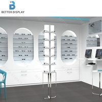 Meuble de présentation pour lunettes de vue et de soleil, vitrine murale pour opticien