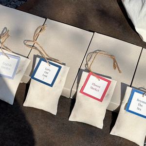 Amuletos Aromáticos <span class=keywords><strong>de</strong></span> Tela Hechos a Mano con <span class=keywords><strong>Frases</strong></span> Vintage para Decoración del Hogar, Bolsitas Perfumadas - Product Image 1