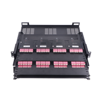 Boîtier de cassette modulaire Splice LC Pigtail 12F, boîtier de raccordement LC Nap UPC SM OM3 OM4, module d'équipement optique à fibre IDC, cassette MPO