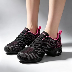 Chaussures <span class=keywords><strong>de</strong></span> <span class=keywords><strong>danse</strong></span> Jazz <span class=keywords><strong>Samba</strong></span> en tissu Mesh Fly, légères et souples, pour la marche, la course et la <span class=keywords><strong>danse</strong></span>, pour femmes - Product Image 4