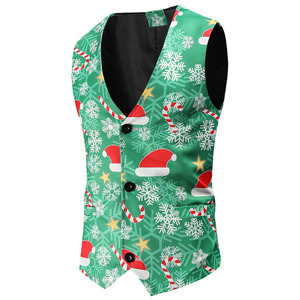 <span class=keywords><strong>Costume</strong></span> décontracté 3 pièces pour hommes, <span class=keywords><strong>costume</strong></span> imprimé 3D de <span class=keywords><strong>noël</strong></span>, <span class=keywords><strong>costume</strong></span> de nouvel an européen pour hommes - Product Image 5