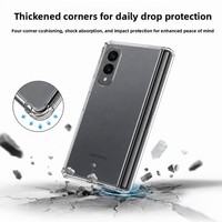 Casing HP Samsung Z Fold8 Transparan Keras Anti Benturan Desain Minimalis Injection Molding Pelindung