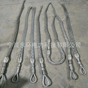 Manchon de traction latérale pour câble à fibres optiques en aluminium toronné à âme en acier, personnalisé, 70-1250, à conducteur simple ou double tête - Product Image 2