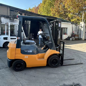 מכירה ישירה של מלגזה משומשת 1.5 טון מדגם FD15 TOY OTA עם תורן הידראולי ומנוע דיזל לסחר חוץ - Product Image 3