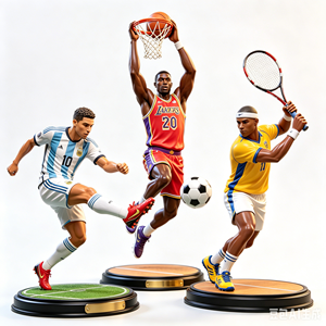 Figuras de Acción de PVC Personalizadas, Colección de Juguetes Inspirados en <span class=keywords><strong>Anime</strong></span>, Personajes Deportivos, Cuerpo Resistente, Figuras de Acción Deportivas - Product Image 1