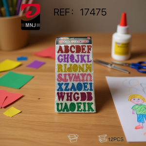 Foam Letter Stickers Alphabet A-Z Colorful 12Pcs Pack For Crafts And Decorations - Product Image 2