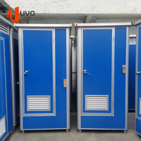 Toilettes modulaires portables préfabriquées modernes de luxe Conteneur mobile en acier pour toilettes extérieures pour parc, bureau, douche incluse