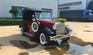 Voiture électrique classique de style rétro vintage, étanche, pour le transport dans les sites touristiques et les mariages - Product Image 6