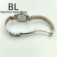 Bliger 26/31mm NH05 Montre de Luxe pour Femme Diamant Cadran Nacre Rose Verre Saphir Magnifié Date Bracelet Jubilé Argent Or Rose