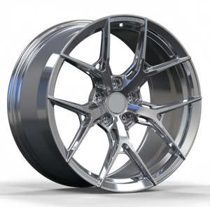 Rin de Aluminio Forjado Cromado Personalizado 5x112 5x120 5x130 para BMW M3 M4 M5 X5 X4, para Mustang, para <span class=keywords><strong>Land</strong></span> <span class=keywords><strong>Rover</strong></span> - Product Image 1