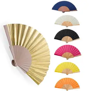 Cheap Price Custom Own Logo Mini Bamboo Folding Portable Hand Held Fans With Fans For Wedding Party Gift Rave Festival Fan