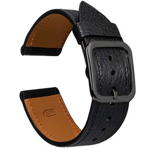 Correa de Reloj de Repuesto de Estilo Minimalista <span class=keywords><strong>para</strong></span> Hombre y <span class=keywords><strong>Mujer</strong></span>, Correa de Cuero Genuino Compatible con <span class=keywords><strong>Relojes</strong></span> Inteligentes Tradicionales - Product Image 2