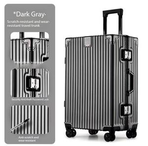 <span class=keywords><strong>Maleta</strong></span> de mano ligera de lujo para hombres/mujeres, cerradura TSA de negocios moderna, equipaje con marco de aluminio duradero, <span class=keywords><strong>cabina</strong></span> extensible OEM - Product Image 5