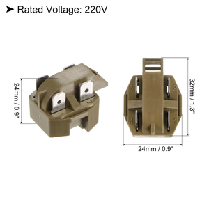 Nouvelle protection contre les surcharges pour réfrigérateur IC-4, 220V, dégivreur manuel de <span class=keywords><strong>compresseur</strong></span>, chauffage, plastique, application domestique et automobile - Product Image 6