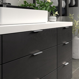 Aluminium/Zinklegierung Moderne Schrank- und Schubladengriffe mit Fingerkanten-Zuggriff - Product Image 5