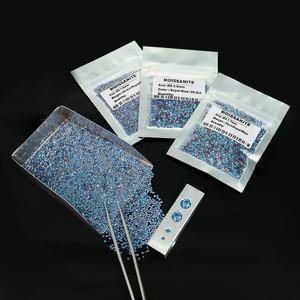 Precio al por Mayor para Moissanita Redonda de Talla Brillante, Color Nuevo, Tamaño Pequeño, Rosa/Azul Océano/Azul Zafiro - Product Image 4