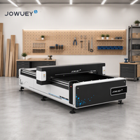 Mesin Laser CO2 Jowuey 1325 2030 dengan Dua Kepala 3-Axis Berpendingin Air untuk Pemotongan Non-logam Kayu Dukungan AI