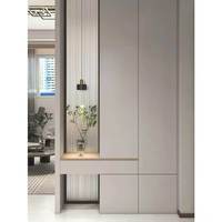 Mueble de Almacenamiento de Zapatos de Madera para Sala de Estar de Apartamento o Villa Moderna, Ahorra Espacio