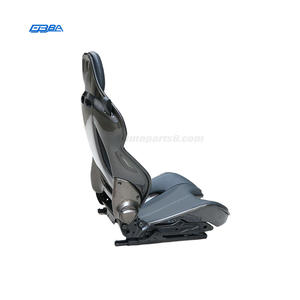 Asiento de coche personalizable de fibra de carbono seca y cuero negro, versión Track, para Ferrari SF90 458 488 812 F8 296GTB - Product Image 3