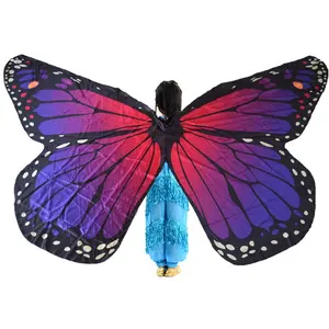 Nieuws Kinderen Kleurrijke Open Ontwerp Vlinder Vleugels Prestaties Props