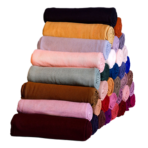 Lenço Longo de Modal de Algodão de Alta Qualidade 170*60cm 160g para Mulheres Muçulmanas Turbante Lenços de Alta Qualidade - Product Image 1