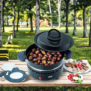 Mini fabricante eléctrico de crepes y panqueques Material antiadherente de PTFE para uso doméstico y <span class=keywords><strong>parrilla</strong></span> de aperitivos incluida - Product Image 2